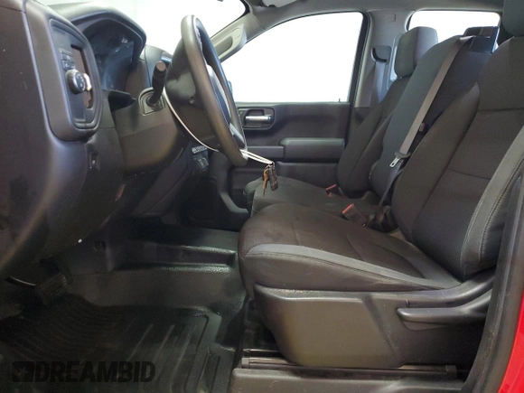 2020 Chevrolet Silverado 1500 Work Truck with VIN 1GCRWAEF1LZ180131, listed as a Copart auction lot 77187734 with 144,983 mi miles and Clean Title. Bid and sale history available at DreamBid. Image 7.