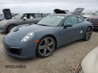 2017 Porsche 911 Carrera with VIN WP0AA2A96HS107225, listed as a Copart auction lot 75565244 with Not Provided miles and Non Repairable. Bid and sale history available at carsss.com. Image 1.