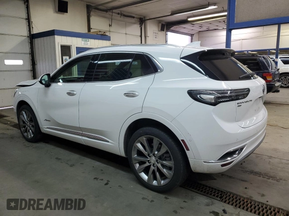 2021 Buick Envision Avenir with VIN LRBFZSR49MD053875, listed as a Copart auction lot 85765554 with Not Provided miles and Salvage Title. Bid and sale history available at carsss.com. Image 2.