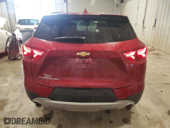 2021 Chevrolet Blazer LT with VIN 3GNKBHRS0MS560399, listed as a Copart auction lot 58146625 with 67,355 mi miles and Salvage title. Bid and sale history available at DreamBid. Image 6.