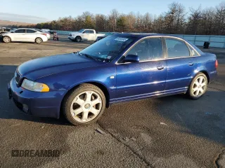 2001 Audi S4 with VIN WAURD68D91A082468, listed as a Copart auction lot 88035345 with 143,648 mi miles and Clean Title. Bid and sale history available at carsss.com. Image 1.