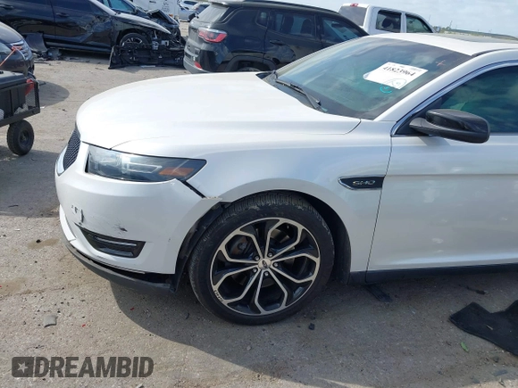 2015 Ford Taurus SHO with VIN 1FAHP2KT8FG202995, listed as a IAAI auction lot 41823964 with 79,720 mi miles and . Bid and sale history available at DreamBid. Image 6.