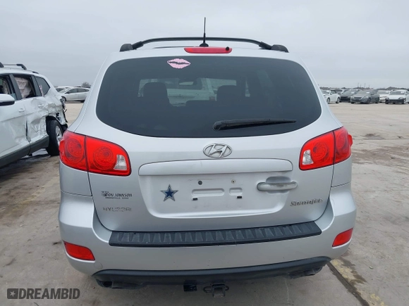 2009 Hyundai Santa Fe GLS with VIN 5NMSG13D49H256499, listed as a IAAI auction lot 41541870 with 265,610 mi miles. Bid and sale history available at carsss.com. Image 16.