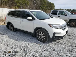 2021 Honda Pilot EX-L with VIN 5FNYF5H56MB033235, listed as a Copart auction lot 43137215 with 43,118 mi miles and Salvage Title. Bid and sale history available at DreamBid. Image 4.