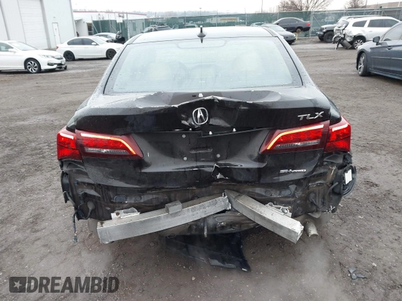 2015 Acura TLX V6 Advance with VIN 19UUB3F76FA002163, listed as a IAAI auction lot 41460668 with 110,095 mi miles. Bid and sale history available at carsss.com. Image 6.