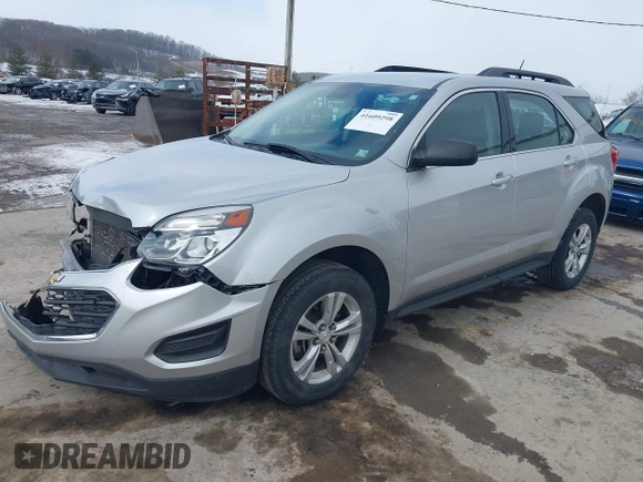 2016 Chevrolet Equinox LS with VIN 2GNFLEEK0G6189248, listed as a IAAI auction lot 41609298 with 93,026 mi miles. Bid and sale history available at carsss.com. Image 2.