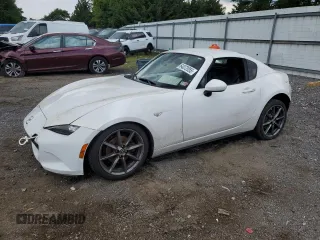 2017 Mazda MX-5 Miata Grand Touring with VIN JM1NDAM74H0100248, listed as a Copart auction lot 64072055 with 68,486 mi miles and Salvage title. Bid and sale history available at DreamBid. Image 1.