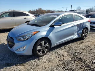 2013 Hyundai Elantra Coupe GS PZEV with VIN KMHDH6AE0DU006527, listed as a Copart auction lot 80030314 with 110,321 mi miles and Salvage Title. Bid and sale history available at carsss.com. Image 1.