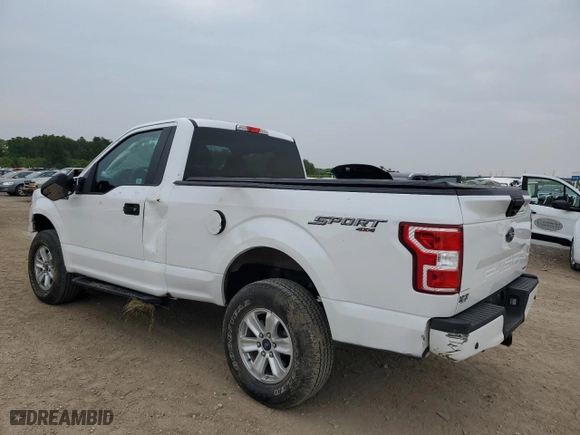 2018 Ford F-150 XL with VIN 1FTMF1EP8JFC54081, listed as a Copart auction lot 68204854 with 21,853 mi miles and Salvage Title. Bid and sale history available at carsss.com. Image 2.
