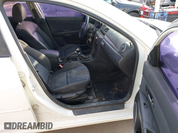 2004 Mazda 3 s with VIN JM1BK323041122577, listed as a IAAI auction lot 41290234 with 164,339 mi miles and . Bid and sale history available at DreamBid. Image 5.