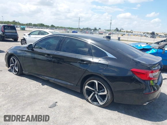 2022 Honda Accord Sport SE with VIN 1HGCV1F42NA034507, listed as a IAAI auction lot 42146558 with 35,673 mi miles and . Bid and sale history available at DreamBid. Image 3.