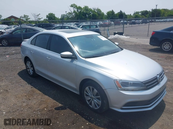 2015 Volkswagen Jetta SE with VIN 3VWD17AJ7FM421327, listed as a IAAI auction lot 42409413 with 150,319 mi miles and . Bid and sale history available at DreamBid. Image 1.