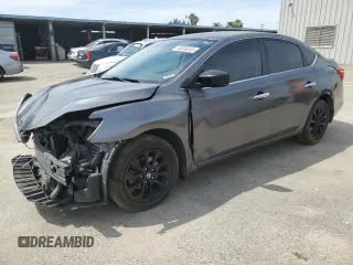 2018 Nissan Sentra S with VIN 3N1AB7AP9JY246977, listed as a Copart auction lot 53308245 with 114,240 mi miles and Salvage Title. Bid and sale history available at DreamBid. Image 1.