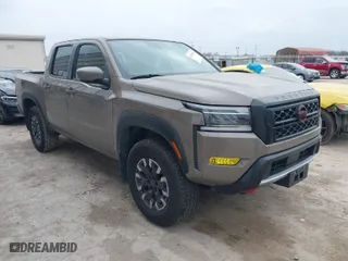 2024 Nissan Frontier PRO-4X with VIN 1N6ED1EK2RN670706, listed as a IAAI auction lot 41711898 with 13,386 mi miles. Bid and sale history available at carsss.com. Image 1.