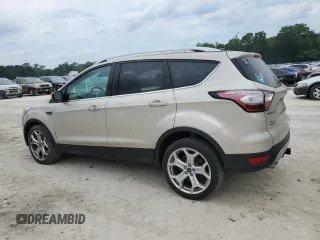 2017 Ford Escape Titanium with VIN 1FMCU0J95HUB96659, listed as a Copart auction lot 54053775 with 69,744 mi miles and Salvage Title. Bid and sale history available at DreamBid. Image 2.