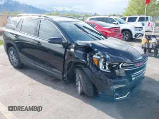 2022 GMC Terrain SLT z VIN 3GKALVEV5NL110604, wystawiony jako IAAI lot #42113494 z przebiegiem 34 277 mil mil oraz . Historia ofert i sprzedaży dostępna na DreamBid. Obrazek 1.
