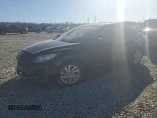 2012 Mazda 3 i Grand Touring with VIN JM1BL1W83C1606393, listed as a Copart auction lot 47127975 with Not Provided miles and Salvage Title. Bid and sale history available at DreamBid. Image 1.