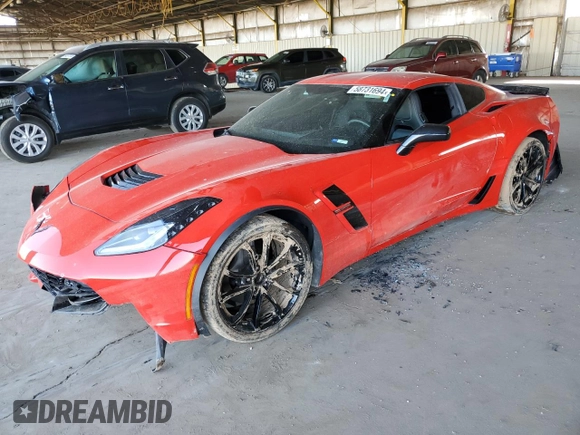 2019 Chevrolet Corvette Grand Sport 2LT с VIN 1G1YY2D76K5118745, выставлен на аукционе Copart как лот 58731694 с пробегом Не указан миль и Списание • Salvage title. История ставок и продаж доступна на DreamBid. Изображение 1.