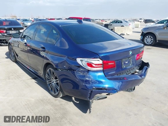 2019 BMW 5 Series 540i with VIN WBAJE5C56KG919325, listed as a IAAI auction lot 41712632 with 71,413 mi miles and . Bid and sale history available at DreamBid. Image 3.