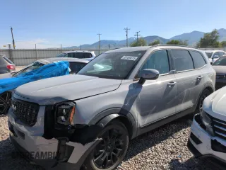 2022 Kia Telluride SX with VIN 5XYP5DHC4NG212004, listed as a Copart auction lot 59169415 with 65,874 mi miles and Salvage title. Bid and sale history available at DreamBid. Image 1.