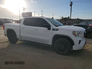 2021 GMC Sierra 1500 with VIN 1GTP8CET3MZ123515, listed as a Copart auction lot 87723335 with 56,439 mi miles and Clean Title. Bid and sale history available at DreamBid. Image 4.