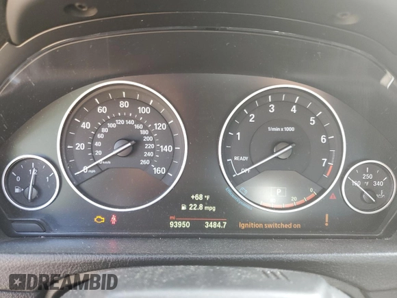 2015 BMW 4 Series 428i xDrive with VIN WBA3T1C50FP820674, listed as a Copart auction lot 65258363 with 93,950 mi miles and . Bid and sale history available at carsss.com. Image 9.