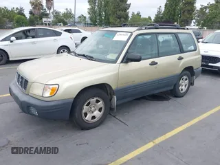 2001 Subaru Forester L with VIN JF1SF63501G756377, listed as a IAAI auction lot 42803459 with 238,407 mi miles and . Bid and sale history available at DreamBid. Image 2.