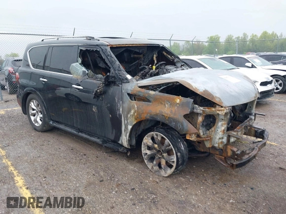 2013 Infiniti QX56 z VIN JN8AZ2NC0D9330588, wystawiony jako IAAI lot #42067177 z przebiegiem 127 000 mil mil oraz . Historia ofert i sprzedaży dostępna na DreamBid. Obrazek 1.