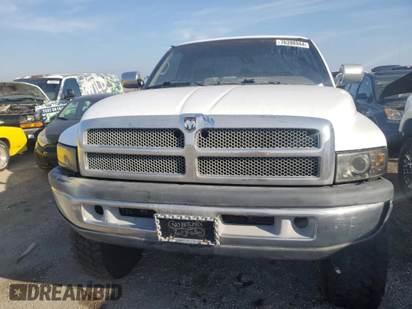 1995 Dodge 2500 with VIN 1B7KF26C9SS304696, listed as a Copart auction lot 76398944 with 217,725 mi miles and Salvage Title. Bid and sale history available at carsss.com. Image 5.