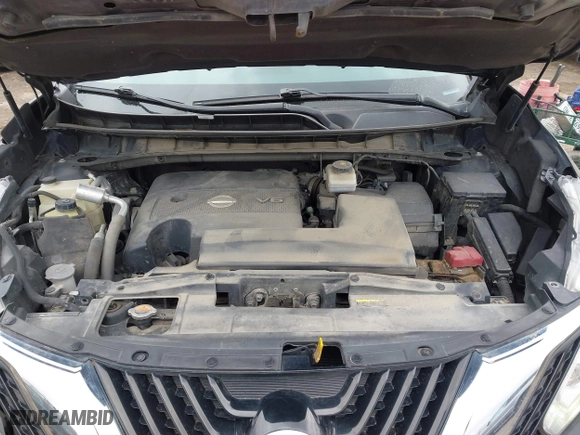 2018 Nissan Murano Platinum with VIN 5N1AZ2MH1JN185097, listed as a IAAI auction lot 41863439 with 140,784 mi miles. Bid and sale history available at carsss.com. Image 10.
