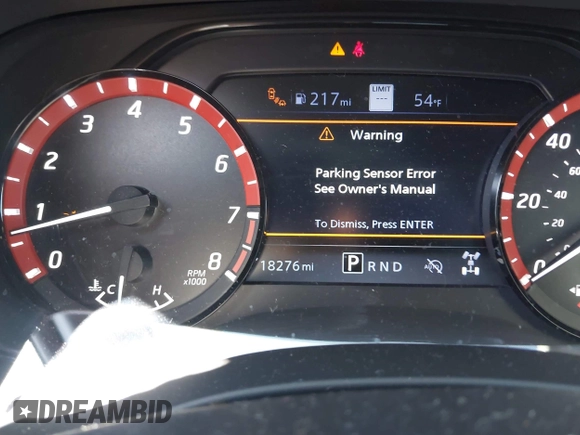 2024 Nissan Frontier SV with VIN 1N6ED1EK8RN656812, listed as a IAAI auction lot 42071048 with 18,276 mi miles and . Bid and sale history available at DreamBid. Image 15.