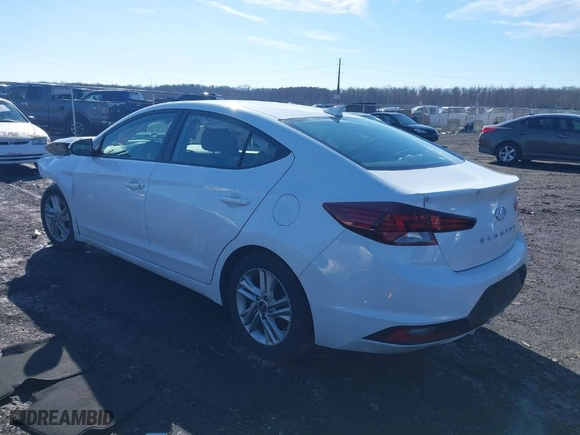2020 Hyundai Elantra SEL with VIN 5NPD84LF3LH598593, listed as a IAAI auction lot 41590280 with 79,506 mi miles. Bid and sale history available at carsss.com. Image 3.