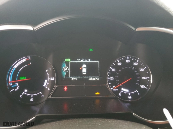 2014 Kia Optima Hybrid LX with VIN KNAGM4AD8E5070123, listed as a Copart auction lot 43789255 with 125,187 mi miles and Salvage Title. Bid and sale history available at carsss.com. Image 9.