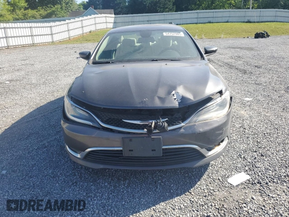 2015 Chrysler 200 Limited with VIN 1C3CCCAB9FN747683, listed as a Copart auction lot 54752485 with 187,495 mi miles and Salvage Title. Bid and sale history available at carsss.com. Image 5.