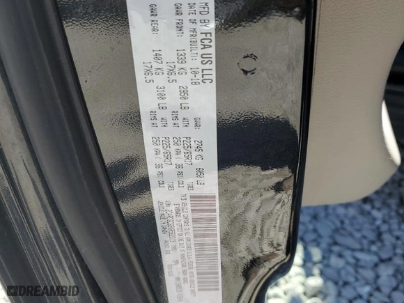 2019 Dodge Grand Caravan SXT with VIN 2C4RDGCG5KR562319, listed as a Copart auction lot 53356455 with 102,092 mi miles and Salvage Title. Bid and sale history available at carsss.com. Image 13.