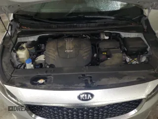 2017 Kia Sedona LX with VIN KNDMB5C11H6240793, listed as a Copart auction lot 71200214 with 66,345 mi miles and Salvage Title. Bid and sale history available at carsss.com. Image 12.