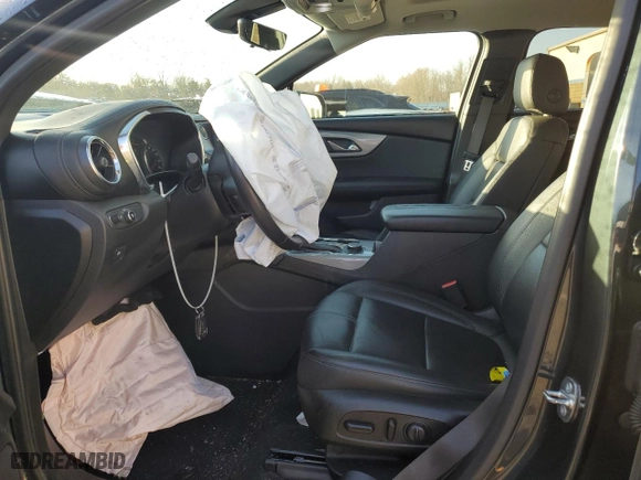 2019 Chevrolet Blazer with VIN 3GNKBHRS9KS589803, listed as a Copart auction lot 49777975 with 55,221 mi miles and Salvage Title. Bid and sale history available at carsss.com. Image 7.