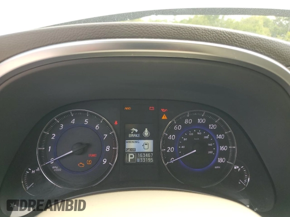 2012 Infiniti FX with VIN JN8AS1MW3CM155176, listed as a Copart auction lot 58963955 with 163,467 mi miles and Clean title. Bid and sale history available at DreamBid. Image 9.