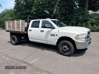2015 Ram 3500 Tradesman with VIN 3C63RRGLXFG555864, listed as a Copart auction lot 64340873 with 106,945 mi miles. Bid and sale history available at carsss.com. Image 1.