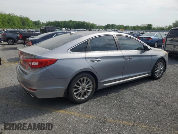 2015 Hyundai Sonata Sport with VIN 5NPE34AF8FH126531, listed as a Copart auction lot 56660495 with 132,099 mi miles and Salvage title. Bid and sale history available at DreamBid. Image 3.