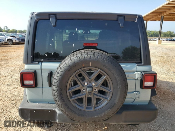 2024 Jeep Wrangler Sport with VIN 1C4PJXKN1RW323707, listed as a Copart auction lot 72608524 with 1,613 mi miles and Salvage title. Bid and sale history available at DreamBid. Image 6.