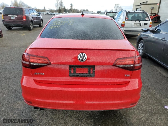 2016 Volkswagen Jetta Sedan 1.8T Sport with VIN 3VWD17AJ7GM216799, listed as a Copart auction lot 47631755 with 152,808 mi miles and Salvage Title. Bid and sale history available at carsss.com. Image 6.