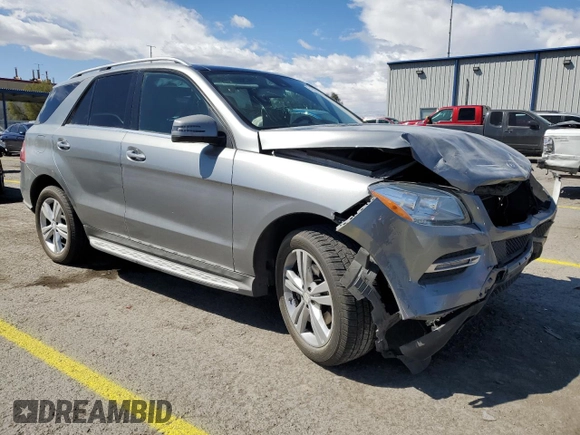 2015 Mercedes-Benz M 350 with VIN 4JGDA5JB3FA596246, listed as a Copart auction lot 51526425 with 96,578 mi miles and Salvage Title. Bid and sale history available at DreamBid. Image 4.