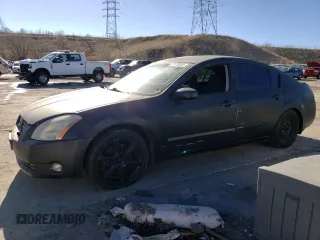 2004 Nissan Maxima SE with VIN 1N4BA41E14C805460, listed as a Copart auction lot 47370265 with 0 mi miles and Salvage Title. Bid and sale history available at carsss.com. Image 1.