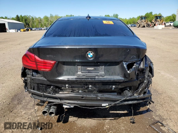 2018 BMW 4 Series 430i xDrive with VIN WBA4W5C53JAA49936, listed as a Copart auction lot 57306505 with Not provided miles and Salvage title. Bid and sale history available at DreamBid. Image 6.