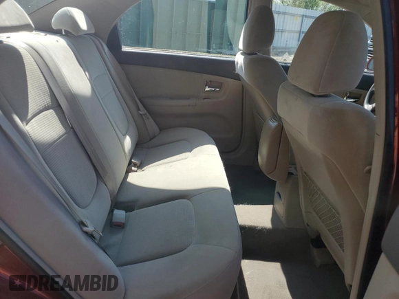 2007 Kia Spectra EX with VIN KNAFE121975376780, listed as a Copart auction lot 60738525 with 78,148 mi miles and Salvage title. Bid and sale history available at DreamBid. Image 10.