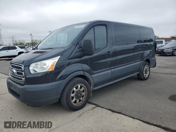 2015 Ford Transit Passenger XL with VIN 1FMZK1YG6FKA05480, listed as a Copart auction lot 55857055 with 218,510 mi miles and Clean title. Bid and sale history available at DreamBid. Image 1.