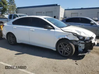 2021 Kia Forte GT-Line with VIN 3KPF34AD1ME327594, listed as a Copart auction lot 46951415 with 44,067 mi miles and Salvage Title. Bid and sale history available at carsss.com. Image 4.