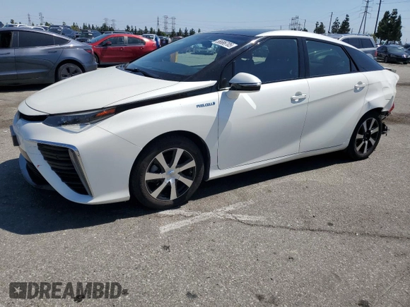 2018 Toyota Mirai with VIN JTDBVRBD9JA004025, listed as a Copart auction lot 56686705 with 81,292 mi miles and Salvage title. Bid and sale history available at DreamBid. Image 1.