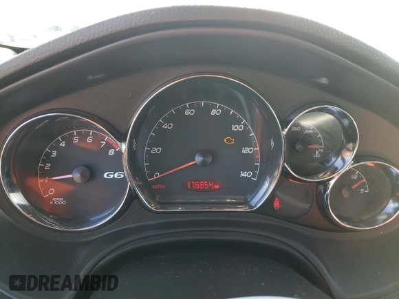 2008 Pontiac G6 with VIN 1G2ZG57B384303581, listed as a Copart auction lot 49899205 with 176,854 mi miles and Salvage Title. Bid and sale history available at carsss.com. Image 9.